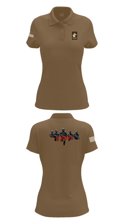 Alpha Company  2-27 48035421 Women's Short Sleeve Performance Polo  - 15