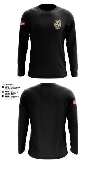 Long Sleeve Performance Shirt, Carrollton Police Department, Police, Teamtime, Team time, sublimation, custom sports apparel, team uniforms, spirit wear, spiritwear, sports uniforms, custom shirts, team store, custom team store, fundraiser sports, apparel fundraiser