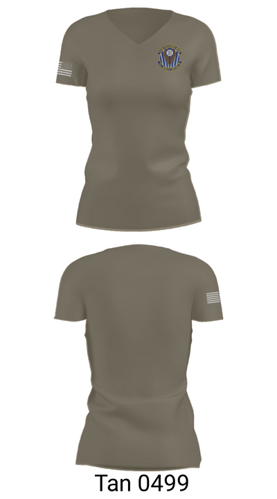 721st Mobility Support Squadron 57301201 Women's Short Sleeve V-neck Shirt - 68