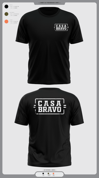 Short Sleeve Performance Shirt, Casa Bravo, , Teamtime, Team time, sublimation, custom sports apparel, team uniforms, spirit wear, spiritwear, sports uniforms, custom shirts, team store, custom team store, fundraiser sports, apparel fundraiser