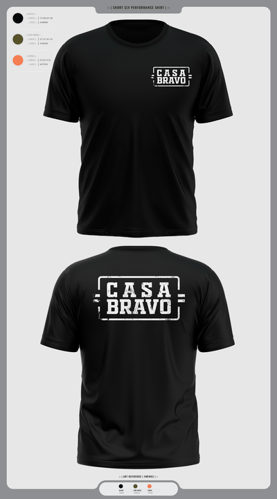 Casa Bravo 21710011 Short Sleeve Performance Shirt - 1