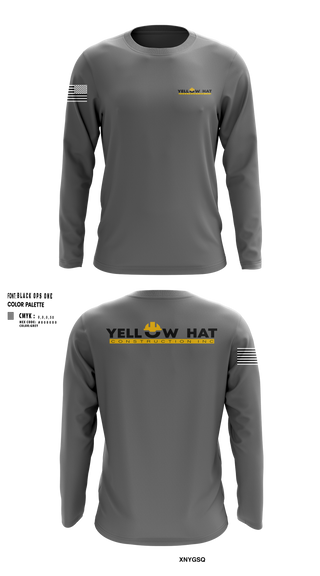 Long Sleeve Performance Shirt, Yellow hat construction Inc, , Teamtime, Team time, sublimation, custom sports apparel, team uniforms, spirit wear, spiritwear, sports uniforms, custom shirts, team store, custom team store, fundraiser sports, apparel fundraiser