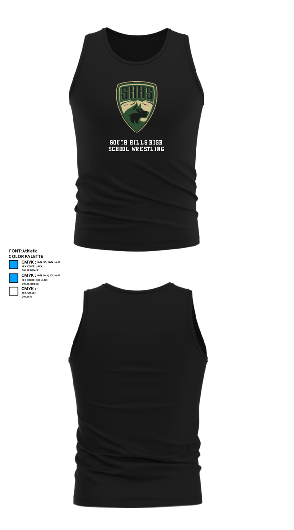 Tank Top, South Hills High School Wrestling, Wrestling, Teamtime, Team time, sublimation, custom sports apparel, team uniforms, spirit wear, spiritwear, sports uniforms, custom shirts, team store, custom team store, fundraiser sports, apparel fundraiser