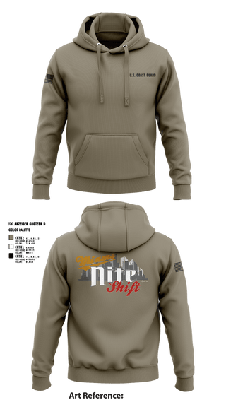 Hoodie, Air Station Miami, Coast Guard, Teamtime, Team time, sublimation, custom sports apparel, team uniforms, spirit wear, spiritwear, sports uniforms, custom shirts, team store, custom team store, fundraiser sports, apparel fundraiser