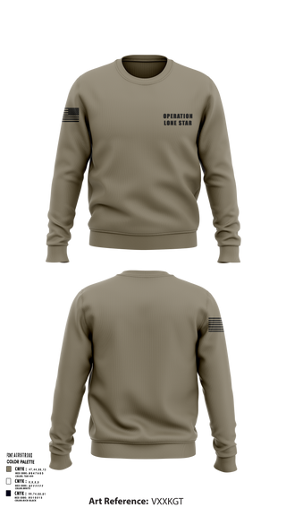 Crew Neck Sweatshirt, Operation lone star, , Teamtime, Team time, sublimation, custom sports apparel, team uniforms, spirit wear, spiritwear, sports uniforms, custom shirts, team store, custom team store, fundraiser sports, apparel fundraiser