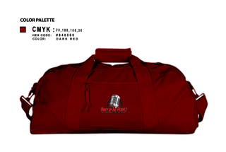 Duffle Bag, Voice of The People USA Radio Network, , Teamtime, Team time, sublimation, custom sports apparel, team uniforms, spirit wear, spiritwear, sports uniforms, custom shirts, team store, custom team store, fundraiser sports, apparel fundraiser