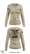DRK ov Wadgassen 40676836 Women's Long Sleeve V-neck Shirt -1 119