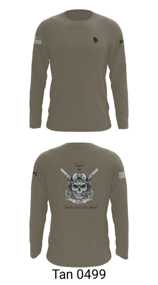 Long Sleeve Performance Shirt, C co 1-185 Th, Army, Teamtime, Team time, sublimation, custom sports apparel, team uniforms, spirit wear, spiritwear, sports uniforms, custom shirts, team store, custom team store, fundraiser sports, apparel fundraiser
