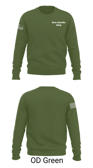 Crew Neck Sweatshirt, 91st missile wing, Air Force, Teamtime, Team time, sublimation, custom sports apparel, team uniforms, spirit wear, spiritwear, sports uniforms, custom shirts, team store, custom team store, fundraiser sports, apparel fundraiser