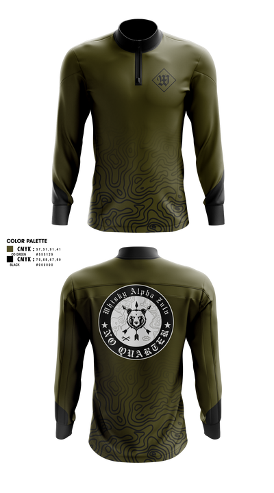 Whiskey Alpha Zulu 3904954 Quarter Zip Jacket - 1