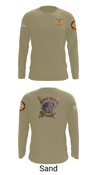 Long Sleeve Performance Shirt, Archer Battery 2-2 FA, Army, Teamtime, Team time, sublimation, custom sports apparel, team uniforms, spirit wear, spiritwear, sports uniforms, custom shirts, team store, custom team store, fundraiser sports, apparel fundraiser