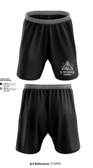 Athletic Shorts With Pockets, El Trío Paranormal, , Teamtime, Team time, sublimation, custom sports apparel, team uniforms, spirit wear, spiritwear, sports uniforms, custom shirts, team store, custom team store, fundraiser sports, apparel fundraiser
