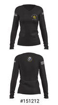 USAG Fort Hunter Liggett 63264859 Women's Long Sleeve V-neck Shirt - 7