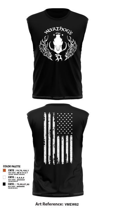 Warthogs 69341632 Sleeveless Performance Shirt - 22