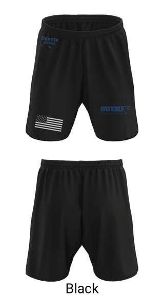 Athletic Shorts With Pockets, Oconto, Softball, Teamtime, Team time, sublimation, custom sports apparel, team uniforms, spirit wear, spiritwear, sports uniforms, custom shirts, team store, custom team store, fundraiser sports, apparel fundraiser