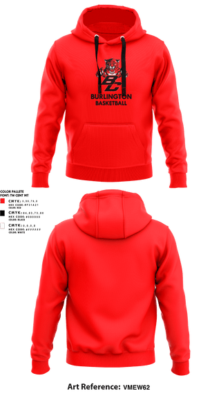 Hoodie, Burlington High School Basketball, Men's Basketball, Teamtime, Team time, sublimation, custom sports apparel, team uniforms, spirit wear, spiritwear, sports uniforms, custom shirts, team store, custom team store, fundraiser sports, apparel fundraiser