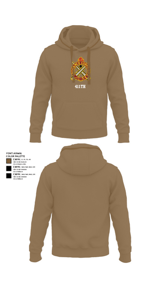 Hoodie, 411TH, Army, Teamtime, Team time, sublimation, custom sports apparel, team uniforms, spirit wear, spiritwear, sports uniforms, custom shirts, team store, custom team store, fundraiser sports, apparel fundraiser