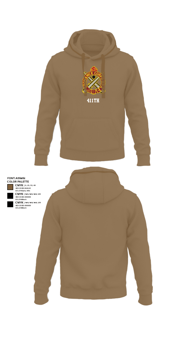 Hoodie, 411TH, Army, Teamtime, Team time, sublimation, custom sports apparel, team uniforms, spirit wear, spiritwear, sports uniforms, custom shirts, team store, custom team store, fundraiser sports, apparel fundraiser
