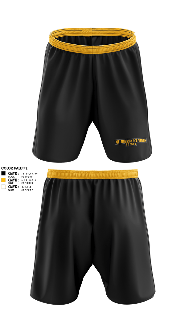 Athletic Shorts With Pockets, Mt. Hebron Ice Vikes, Ice Hockey, Teamtime, Team time, sublimation, custom sports apparel, team uniforms, spirit wear, spiritwear, sports uniforms, custom shirts, team store, custom team store, fundraiser sports, apparel fundraiser