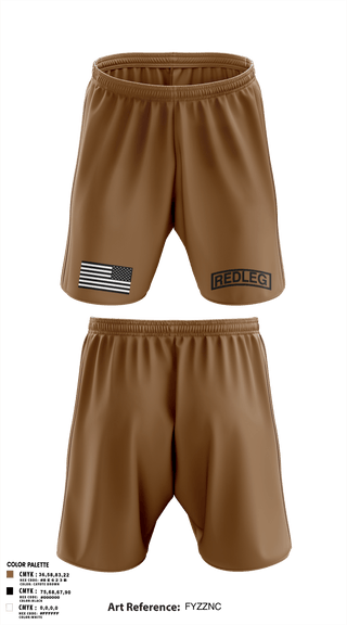 Athletic Shorts With Pockets, BRAVO BULLS, Army, Teamtime, Team time, sublimation, custom sports apparel, team uniforms, spirit wear, spiritwear, sports uniforms, custom shirts, team store, custom team store, fundraiser sports, apparel fundraiser