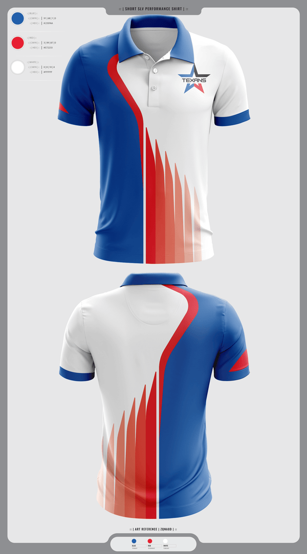 Short Sleeve Performance Polo, Georgetown Texans, , Teamtime, Team time, sublimation, custom sports apparel, team uniforms, spirit wear, spiritwear, sports uniforms, custom shirts, team store, custom team store, fundraiser sports, apparel fundraiser