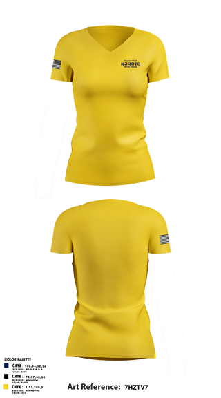 Womens Short Sleeve Vneck Shirt, Guam High NJROTC Drill Team, , Teamtime, Team time, sublimation, custom sports apparel, team uniforms, spirit wear, spiritwear, sports uniforms, custom shirts, team store, custom team store, fundraiser sports, apparel fundraiser