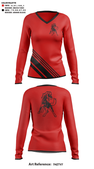 Womens Long Sleeve Vneck Shirt, Flinthills High School Cheer, Cheer, Teamtime, Team time, sublimation, custom sports apparel, team uniforms, spirit wear, spiritwear, sports uniforms, custom shirts, team store, custom team store, fundraiser sports, apparel fundraiser