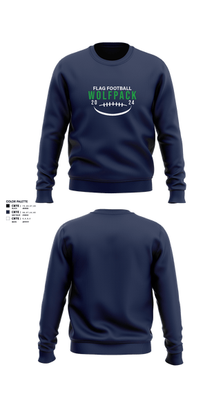 Crew Neck Sweatshirt, Maywood Center for Enriched Studies Football, , Teamtime, Team time, sublimation, custom sports apparel, team uniforms, spirit wear, spiritwear, sports uniforms, custom shirts, team store, custom team store, fundraiser sports, apparel fundraiser
