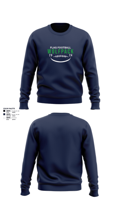 Maywood Center for Enriched Studies Football 19827825 Crew Neck Sweatshirt - 1
