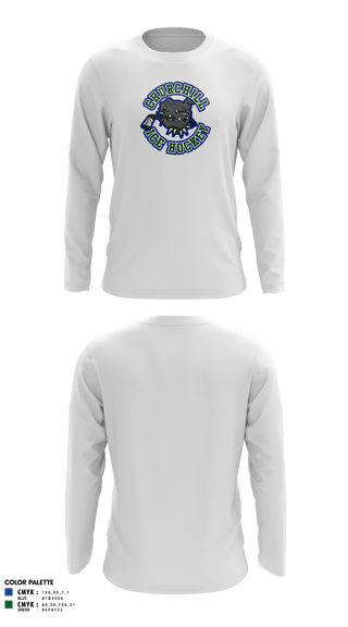 Long Sleeve Performance Shirt, Churchill Ice Hockey 67738874, Baseball, Teamtime, Team time, sublimation, custom sports apparel, team uniforms, spirit wear, spiritwear, sports uniforms, custom shirts, team store, custom team store, fundraiser sports, apparel fundraiser