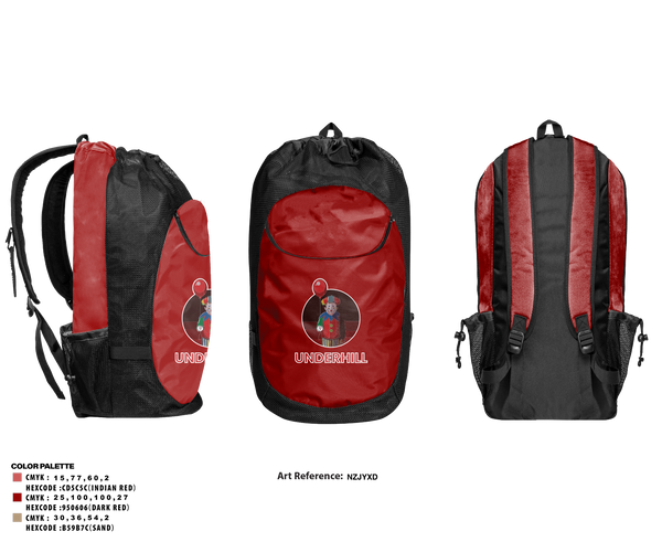Gear Bag, Underhill, Baseball, Teamtime, Team time, sublimation, custom sports apparel, team uniforms, spirit wear, spiritwear, sports uniforms, custom shirts, team store, custom team store, fundraiser sports, apparel fundraiser
