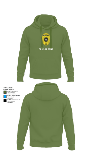Hoodie, Charlie Squad, Police, Teamtime, Team time, sublimation, custom sports apparel, team uniforms, spirit wear, spiritwear, sports uniforms, custom shirts, team store, custom team store, fundraiser sports, apparel fundraiser