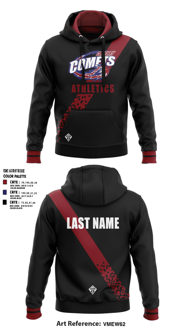 Hoodie, Century Middle School, Spirit Store, Teamtime, Team time, sublimation, custom sports apparel, team uniforms, spirit wear, spiritwear, sports uniforms, custom shirts, team store, custom team store, fundraiser sports, apparel fundraiser