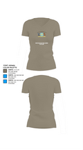 250th Military Intelligence Battalion 60521308 Women's Short Sleeve V-neck Shirt - 61