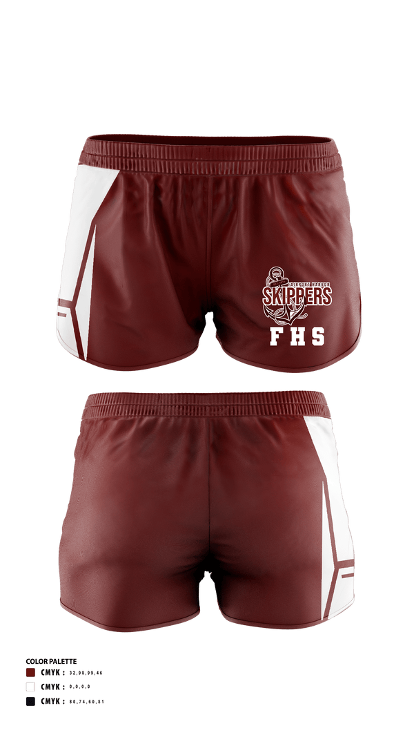 Womens Shorts, Harding High School Cross Country, Cross Country, Teamtime, Team time, sublimation, custom sports apparel, team uniforms, spirit wear, spiritwear, sports uniforms, custom shirts, team store, custom team store, fundraiser sports, apparel fundraiser