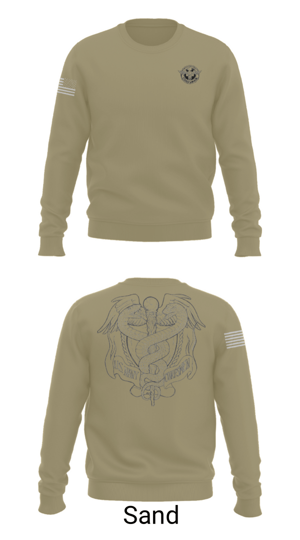 Crew Neck Sweatshirt, EMF CP DET SAC, Navy, Teamtime, Team time, sublimation, custom sports apparel, team uniforms, spirit wear, spiritwear, sports uniforms, custom shirts, team store, custom team store, fundraiser sports, apparel fundraiser