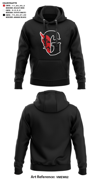 Glenwood Springs High School Cheer 12886681 Hoodie - 42