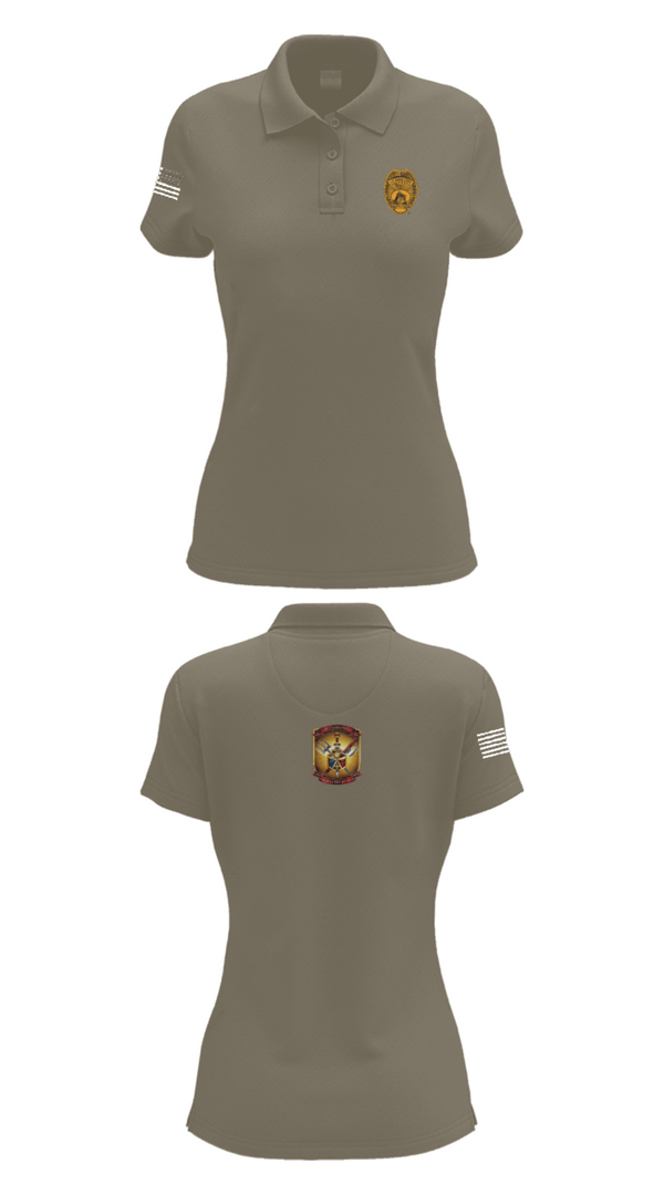 Women's Short Sleeve Performance Polo, 4th Law Enforcement Battalion Bravo Company, Marines, Teamtime, Team time, sublimation, custom sports apparel, team uniforms, spirit wear, spiritwear, sports uniforms, custom shirts, team store, custom team store, fundraiser sports, apparel fundraiser