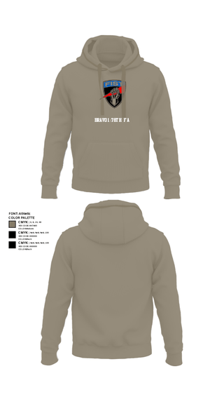 Hoodie, Bravo 1/78th FA, Army, Teamtime, Team time, sublimation, custom sports apparel, team uniforms, spirit wear, spiritwear, sports uniforms, custom shirts, team store, custom team store, fundraiser sports, apparel fundraiser