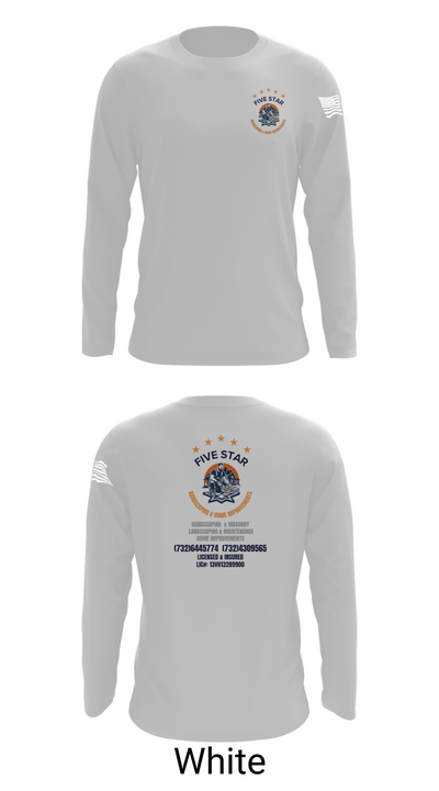 5 Star 18393940 Long Sleeve Performance Shirt 7