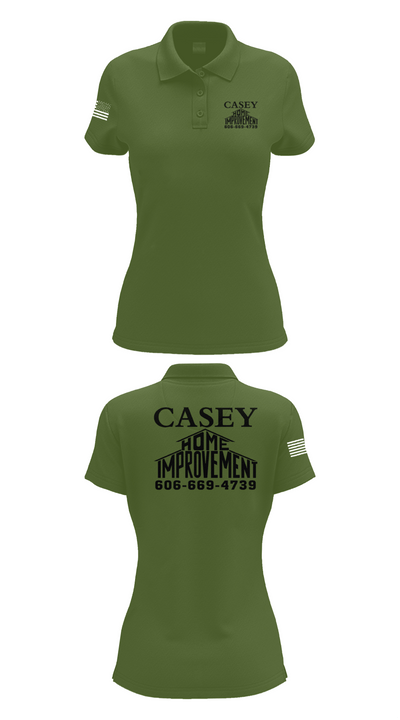Casey home improvement 45702789 Women's Short Sleeve Performance Polo  - 17