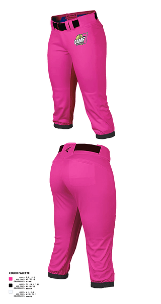 Softball Pants, Game7 Softball, Softball, Teamtime, Team time, sublimation, custom sports apparel, team uniforms, spirit wear, spiritwear, sports uniforms, custom shirts, team store, custom team store, fundraiser sports, apparel fundraiser