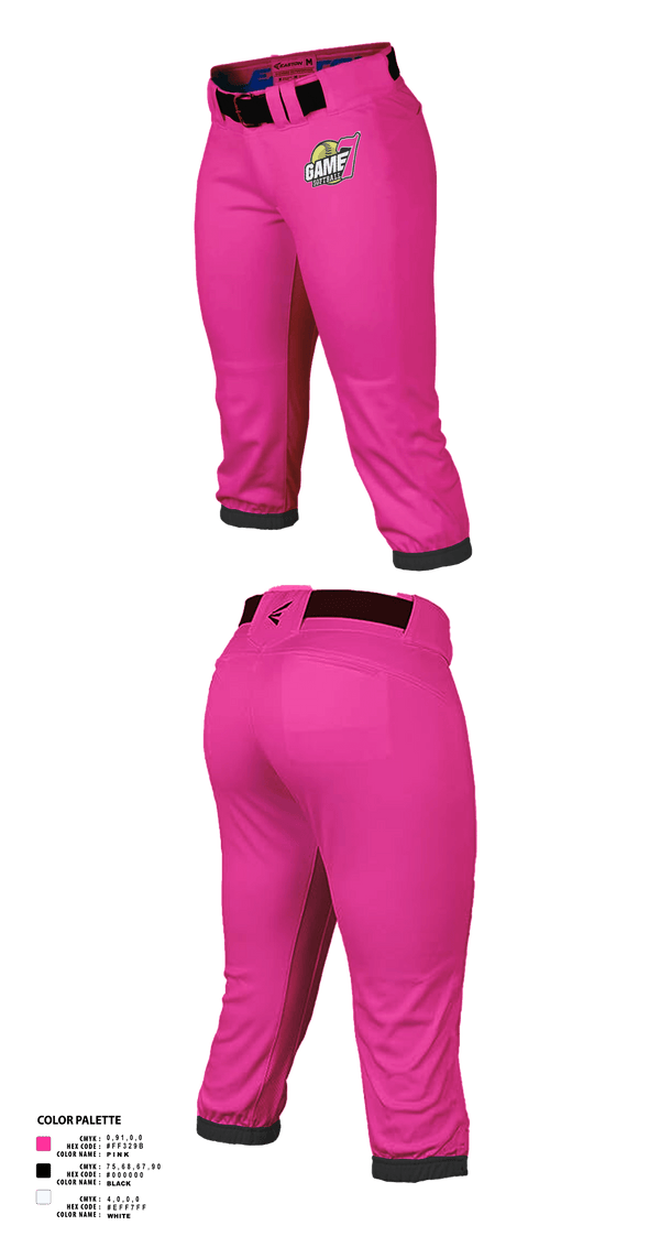 Softball Pants, Game7 Softball, Softball, Teamtime, Team time, sublimation, custom sports apparel, team uniforms, spirit wear, spiritwear, sports uniforms, custom shirts, team store, custom team store, fundraiser sports, apparel fundraiser