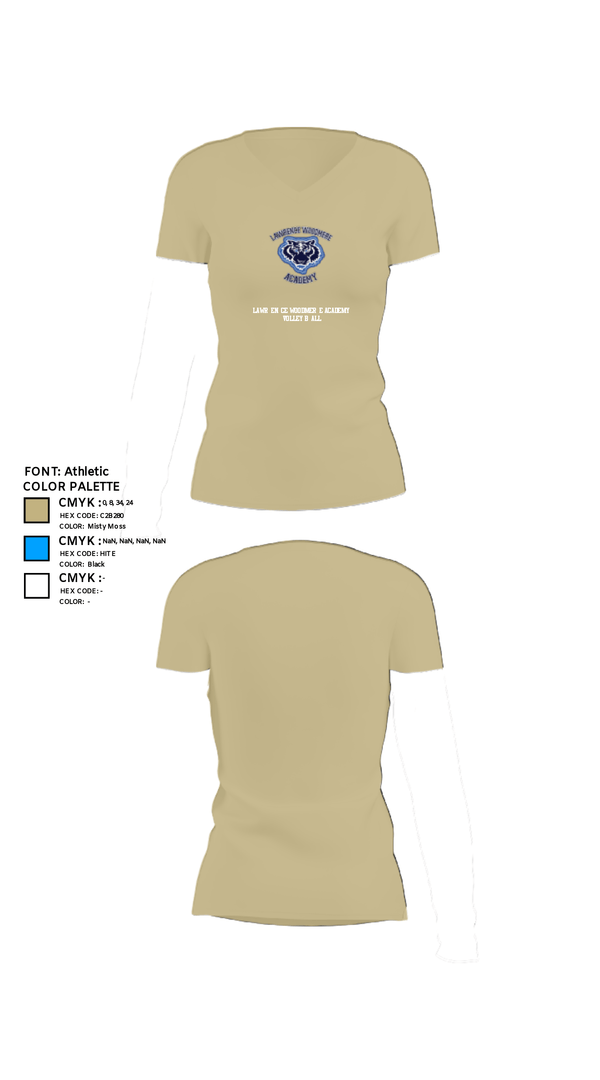Women's Short Sleeve Vneck Shirt, Lawrence Woodmere Academy Volleyball, Women's Volleyball, Teamtime, Team time, sublimation, custom sports apparel, team uniforms, spirit wear, spiritwear, sports uniforms, custom shirts, team store, custom team store, fundraiser sports, apparel fundraiser