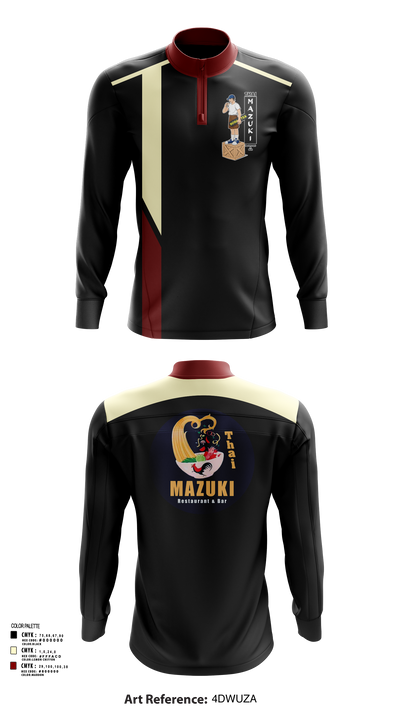 Thai Mazuki 58314622 Quarter Zip Jacket - 118