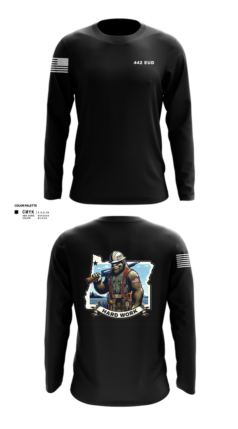 Long Sleeve Performance Shirt, 442 EUD, National Guard, Teamtime, Team time, sublimation, custom sports apparel, team uniforms, spirit wear, spiritwear, sports uniforms, custom shirts, team store, custom team store, fundraiser sports, apparel fundraiser