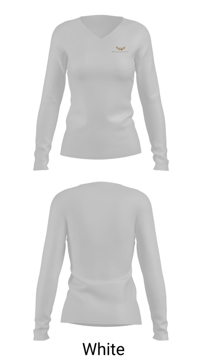 Md transportation service LLC 11335199 Women's Long Sleeve V-neck Shirt - 16