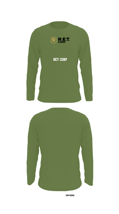RET CORP 33326250 Long Sleeve Performance Shirt - 50