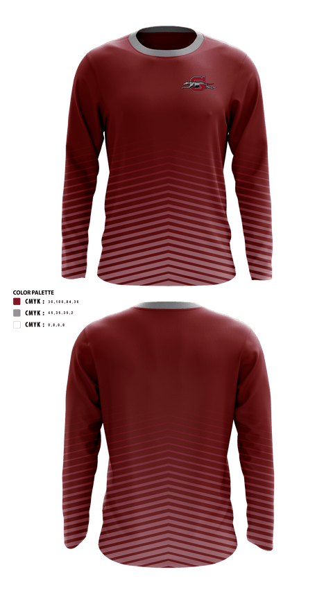 Long Sleeve Performance Shirt, Grandview High School Cross Country, Cross Country, Teamtime, Team time, sublimation, custom sports apparel, team uniforms, spirit wear, spiritwear, sports uniforms, custom shirts, team store, custom team store, fundraiser sports, apparel fundraiser