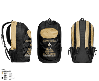 Gear Bag, Gladiators Wrestling Club, Wrestling, Teamtime, Team time, sublimation, custom sports apparel, team uniforms, spirit wear, spiritwear, sports uniforms, custom shirts, team store, custom team store, fundraiser sports, apparel fundraiser